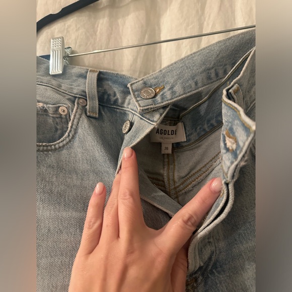 Agolde Broken Waistband Short - Picture 4 of 5